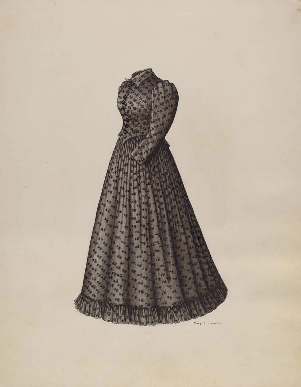 Jelmez, c. 1941. alkotó: Mary E Humes