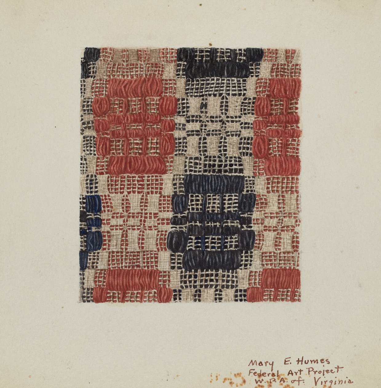 Takaró, c. 1938. alkotó: Mary E Humes