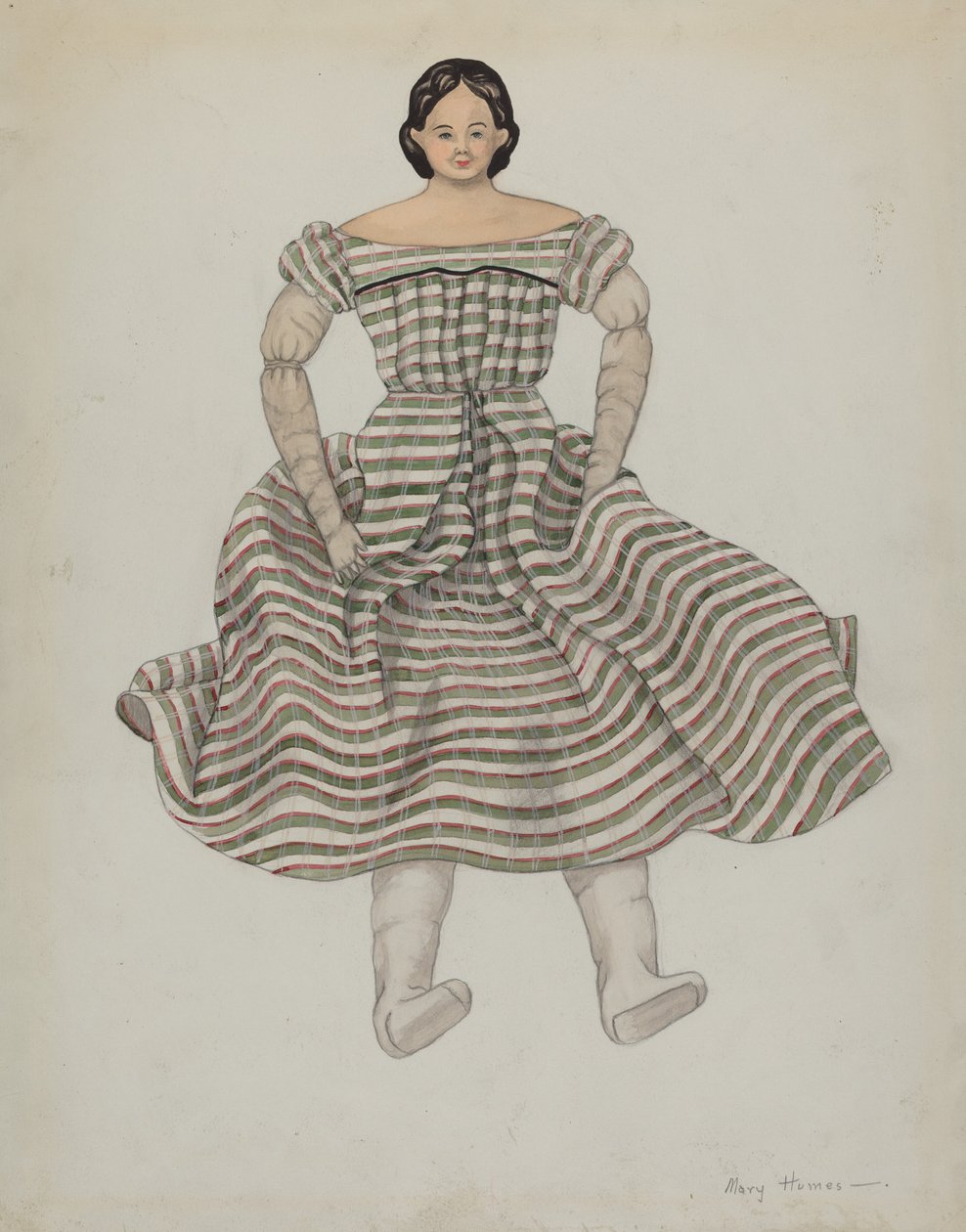 Baba és jelmez, c. 1937. alkotó: Mary E Humes