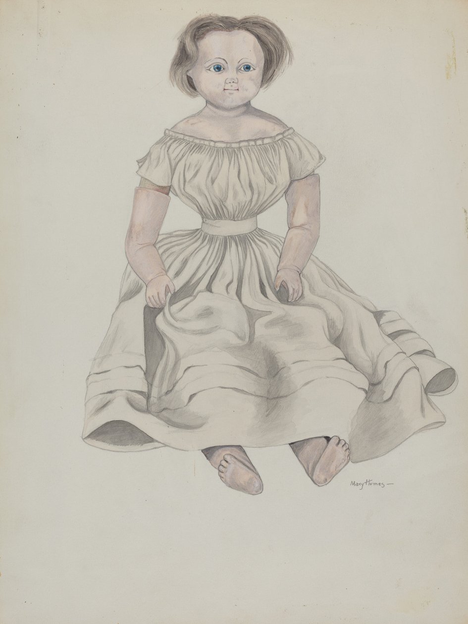 Viaszbaba, c. 1936. alkotó: Mary E Humes
