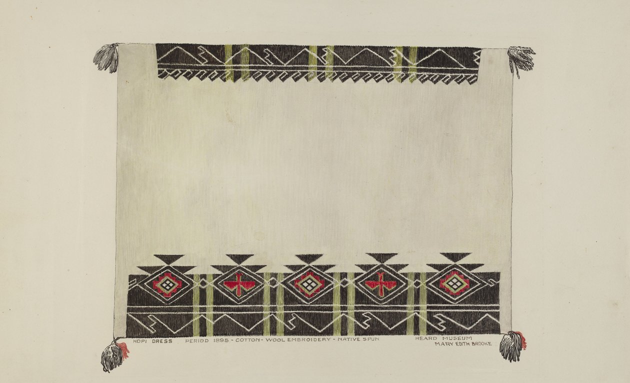 Indiai takaró alkotó: Mary Edith Brooks