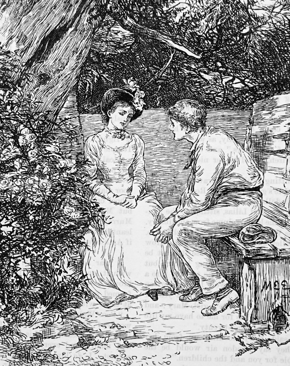 Egy pár udvarol alkotó: Mary Ellen Edwards