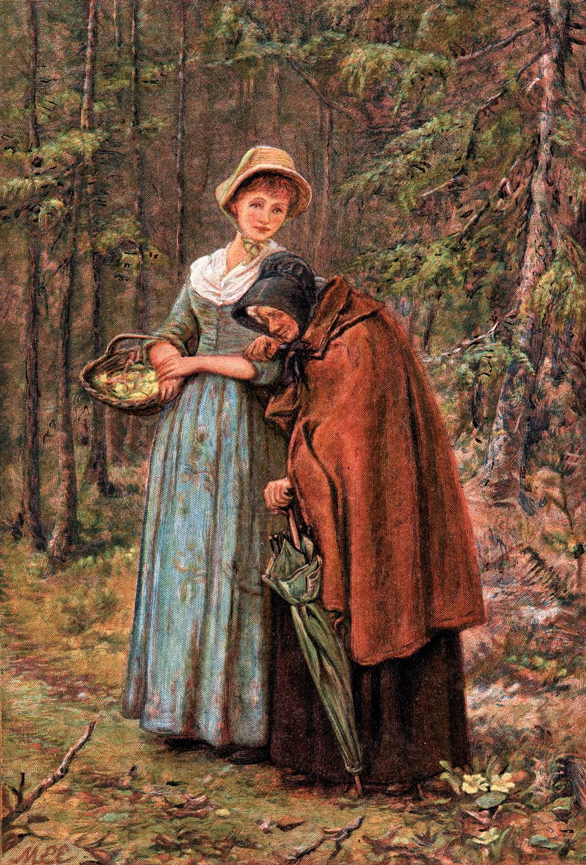 "A zöld levél és a sere", 1887 alkotó: Mary Ellen Edwards