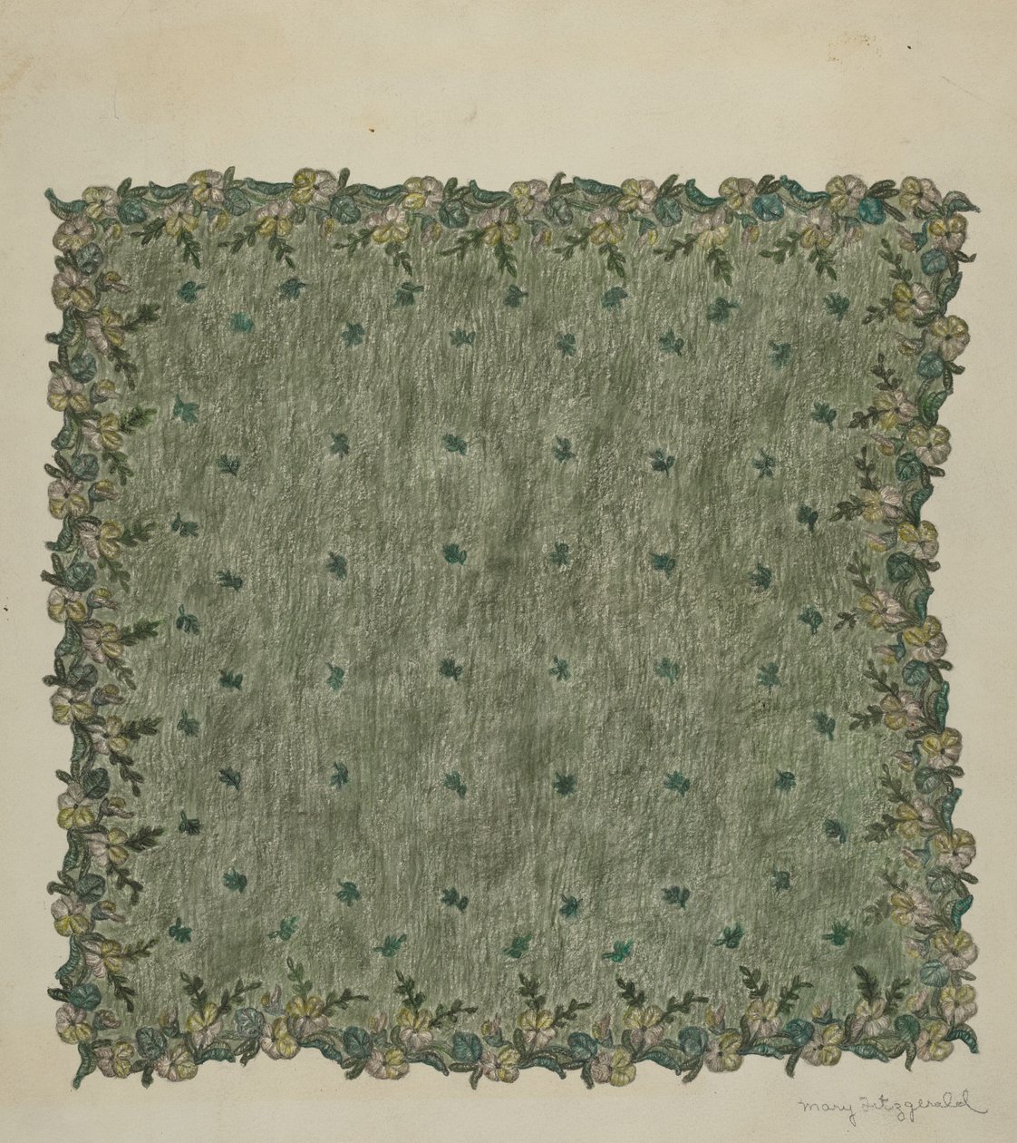 Esti zsebkendő, 19351942. alkotó: Mary Fitzgerald