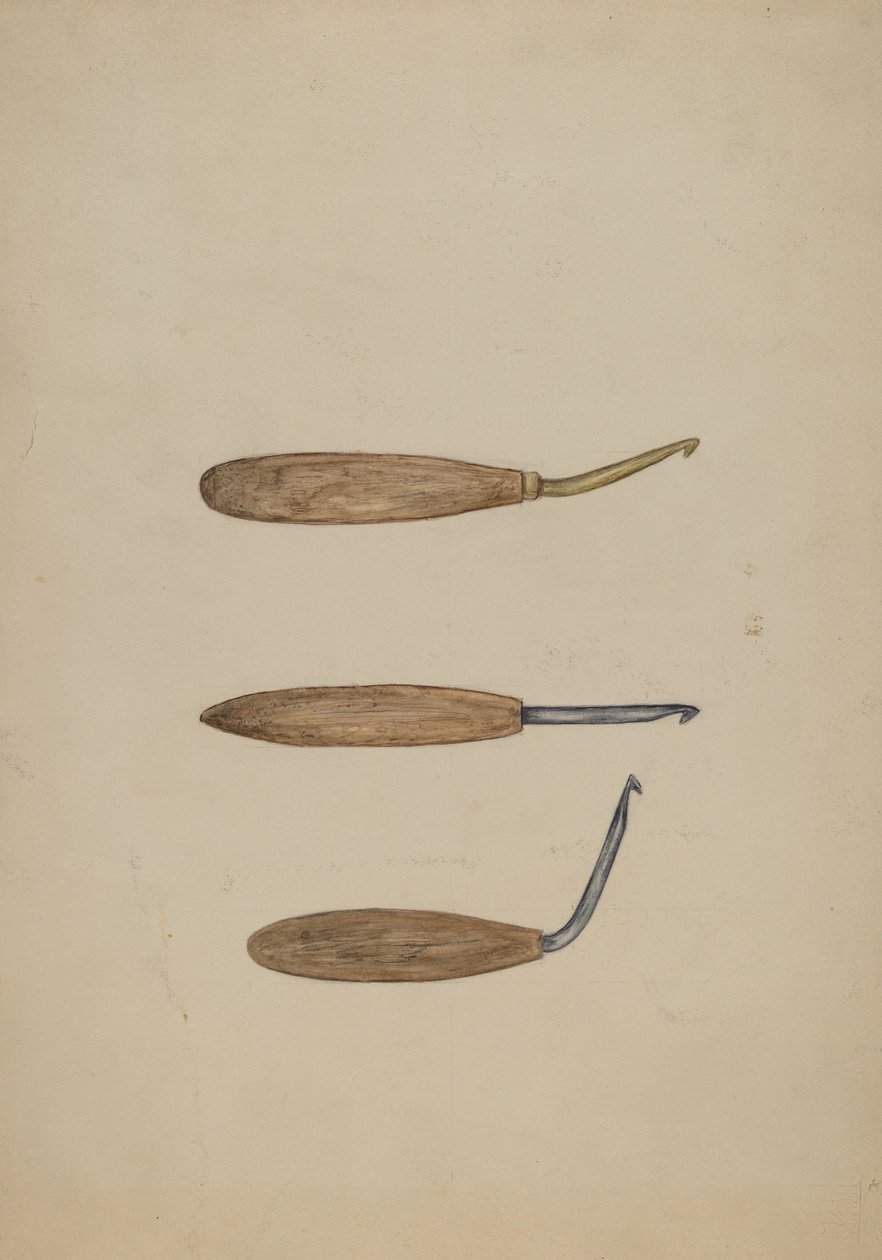 Rug Hooks, c. 1941. alkotó: Mary Fitzgerald