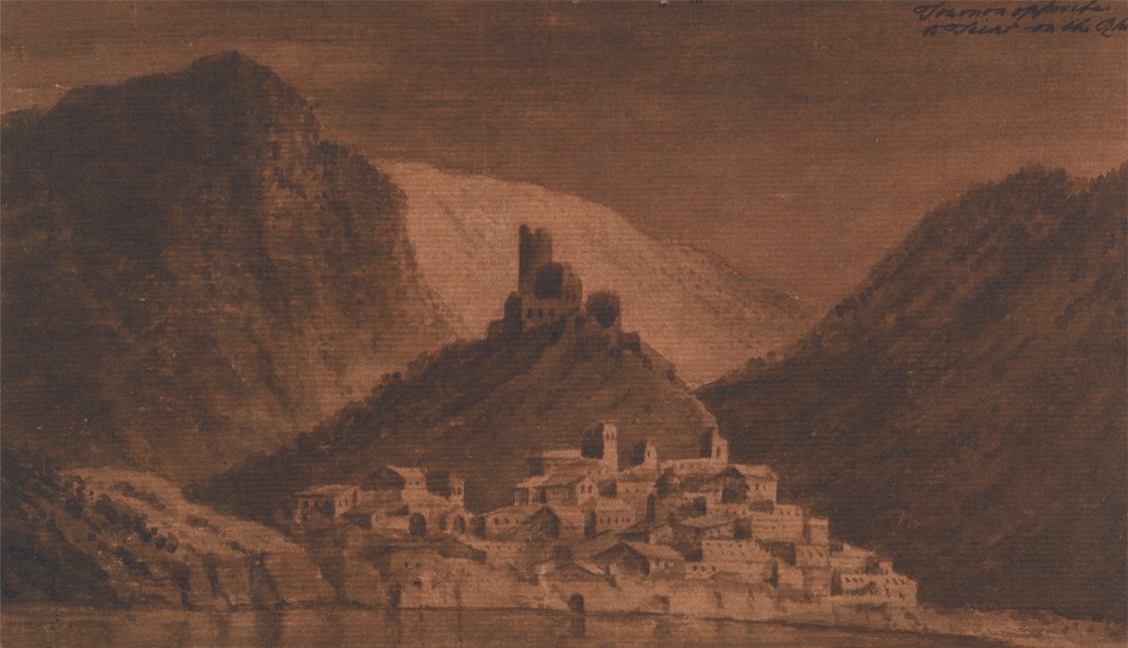 Tournon Teinttel szemben a Rhone-on alkotó: Mary Harcourt