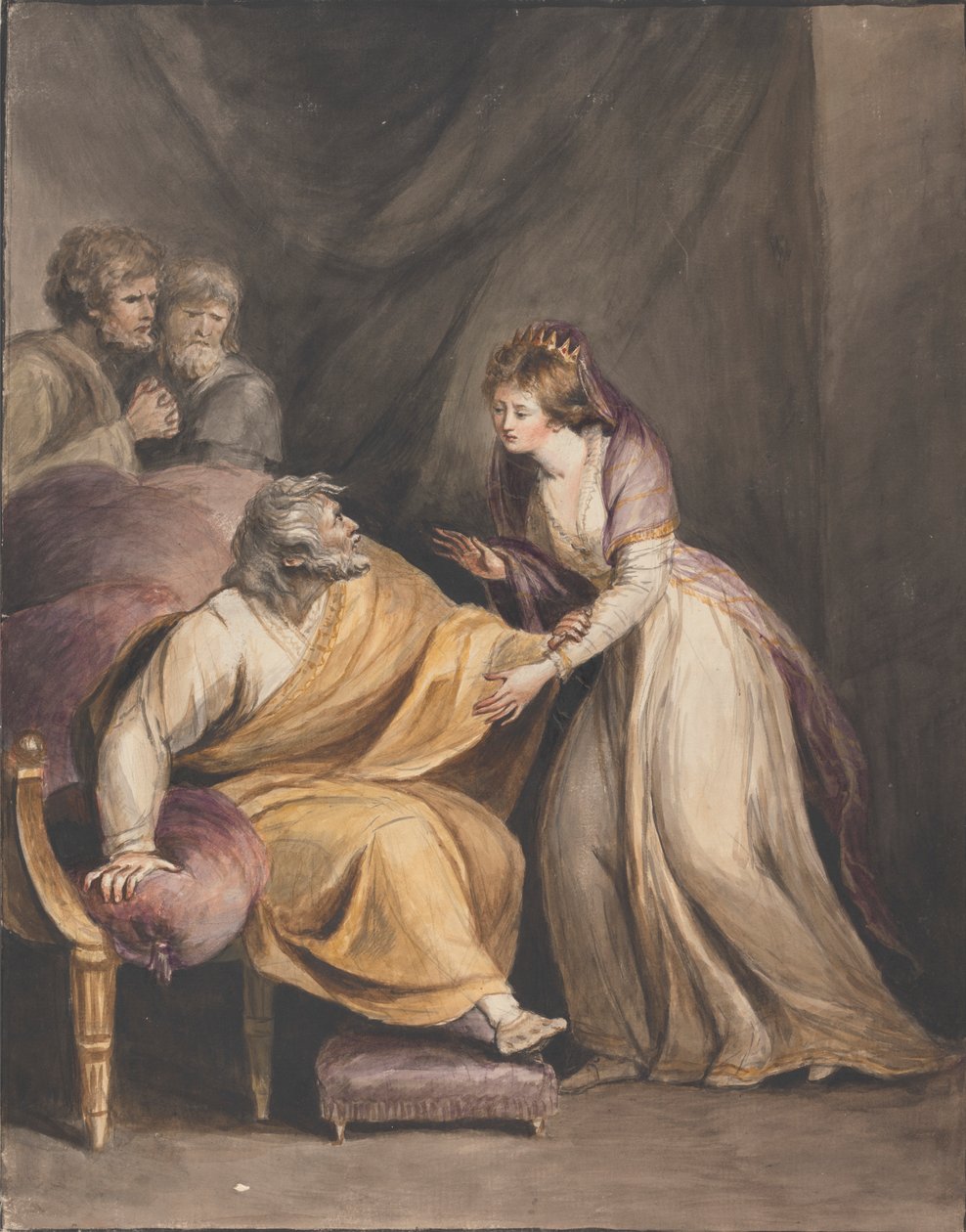 Lear és Cordelia alkotó: Mary Hoare
