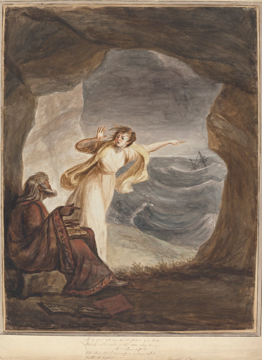 Prospero és Miranda alkotó: Mary Hoare