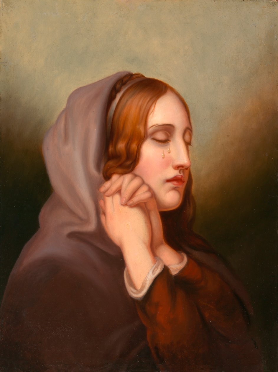 Gyászgyöngy, 1855. alkotó: Mary Jane Peale