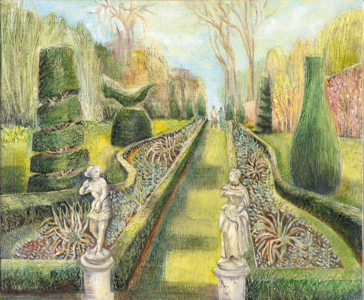 The Long Garden, Cliveden, Szobrok, 2002 alkotó: Mary Kuper