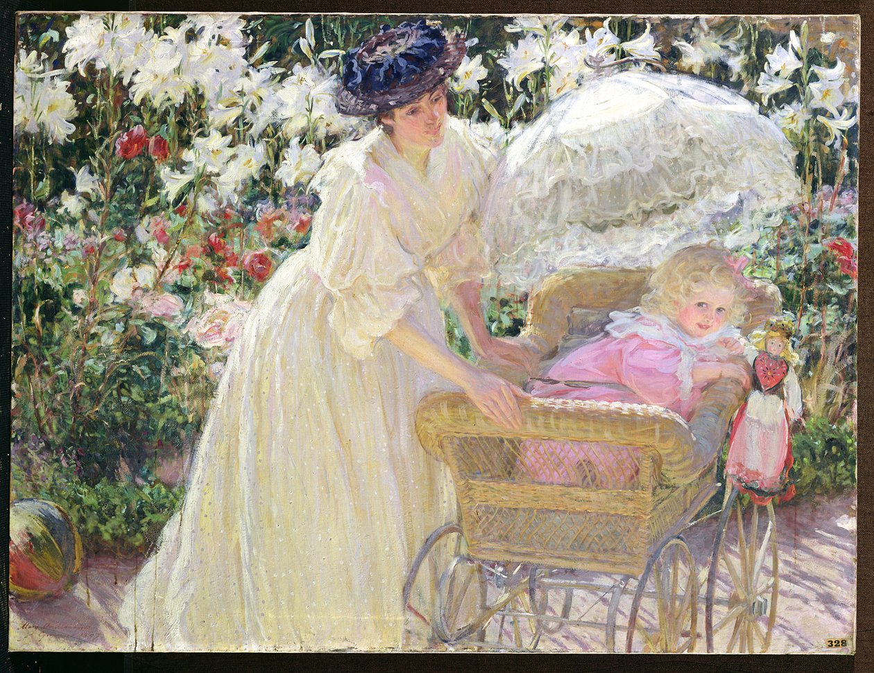 Rózsák és liliomok alkotó: Mary Louise MacMonnies