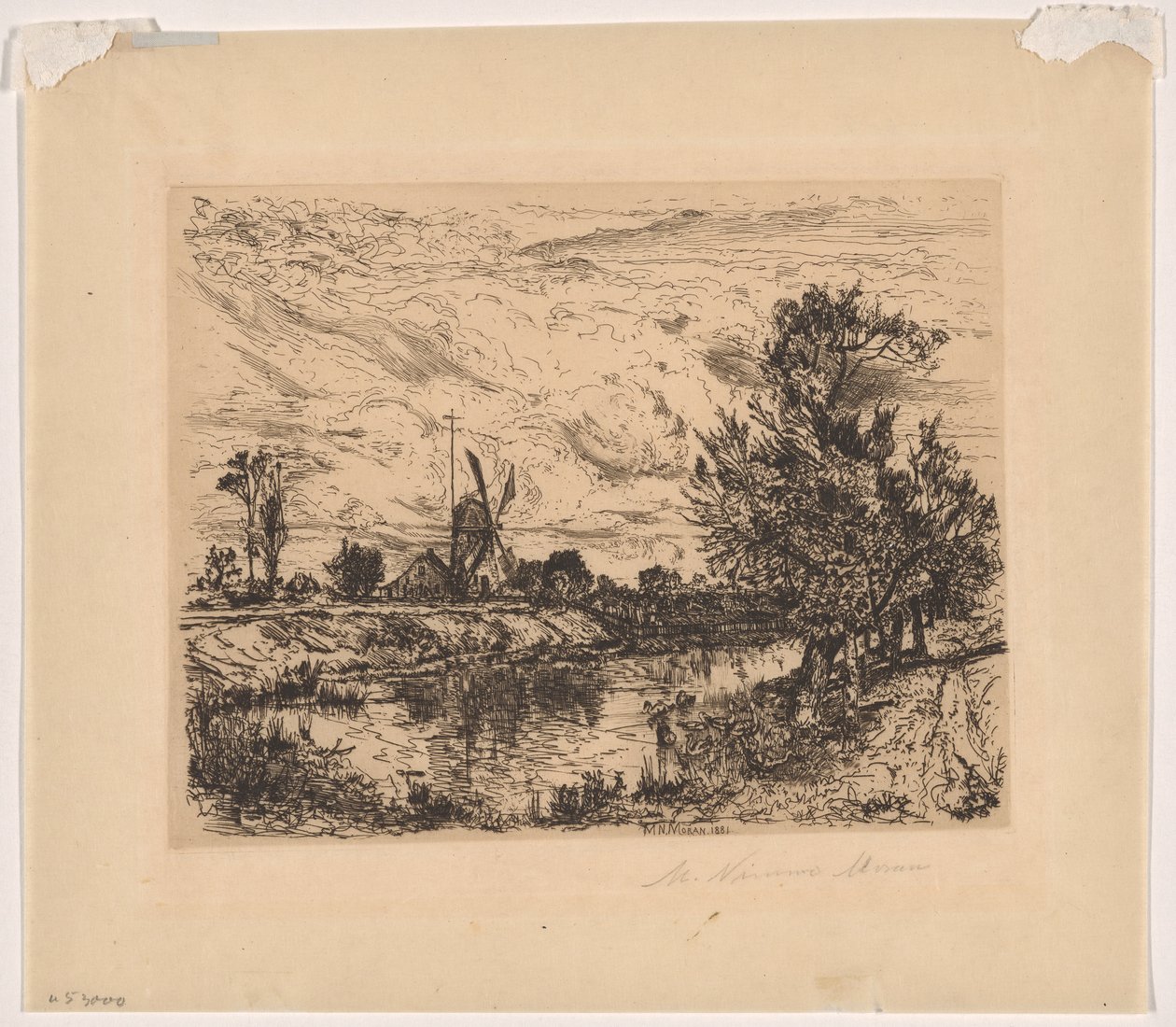The Goose Pond, East Hampton alkotó: Mary Nimmo Moran