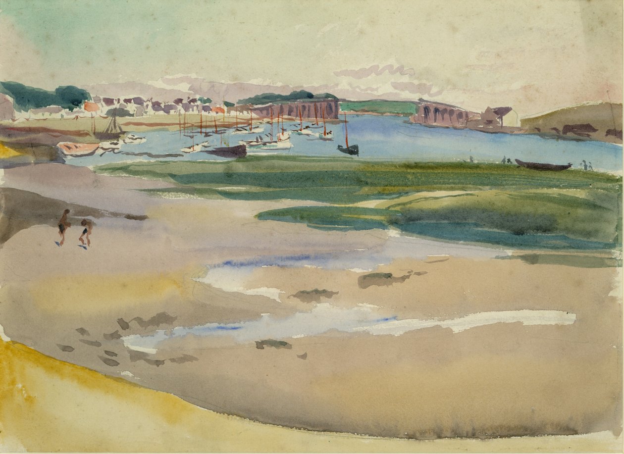 A torkolat, 1930 körül (akvarell, papír) alkotó: Mary Sophia Ludlow