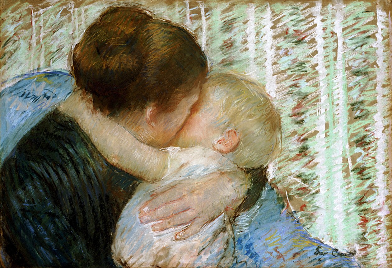 Jó éjszakát ölelés alkotó: Mary Cassatt