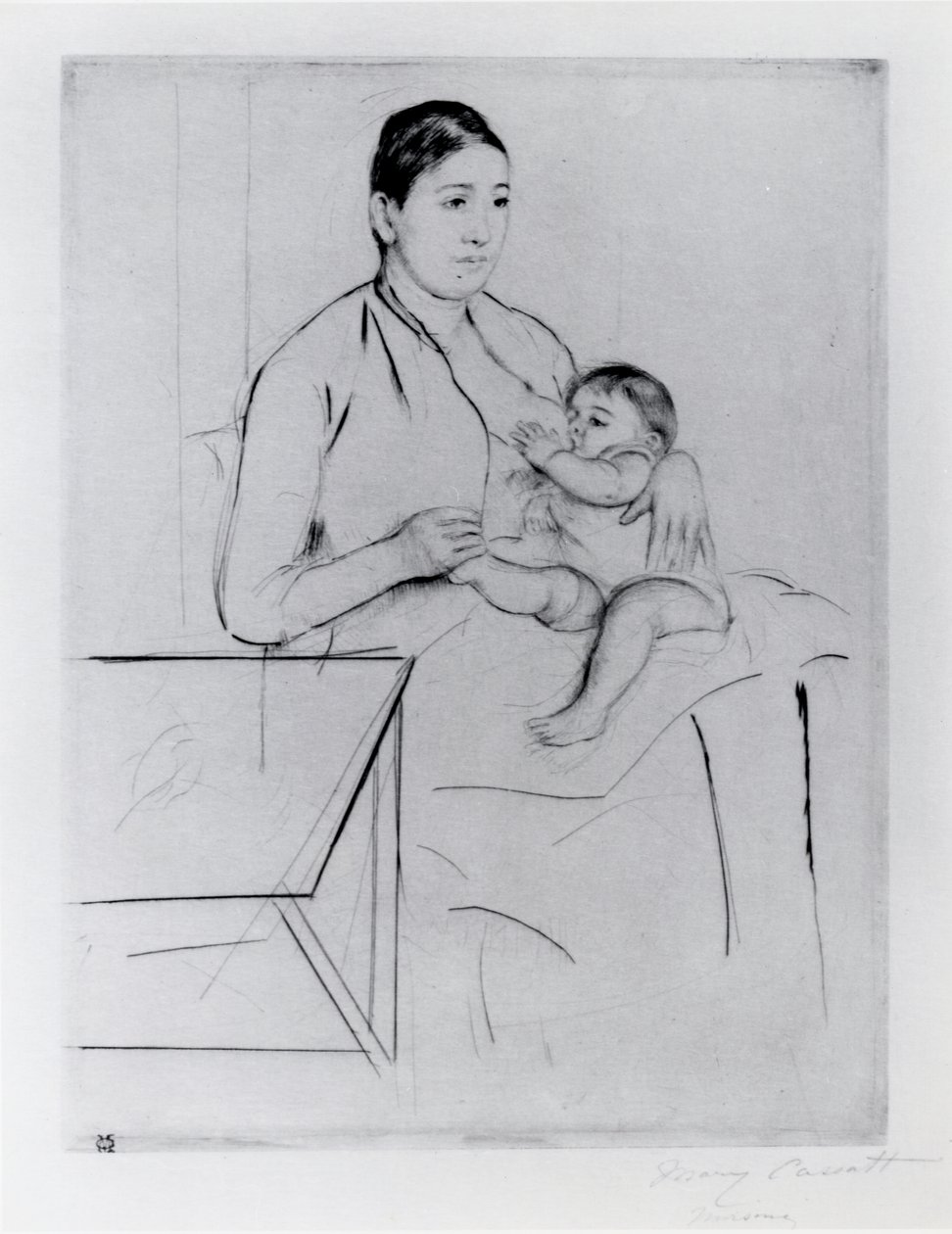 Gondozás alkotó: Mary Stevenson Cassatt