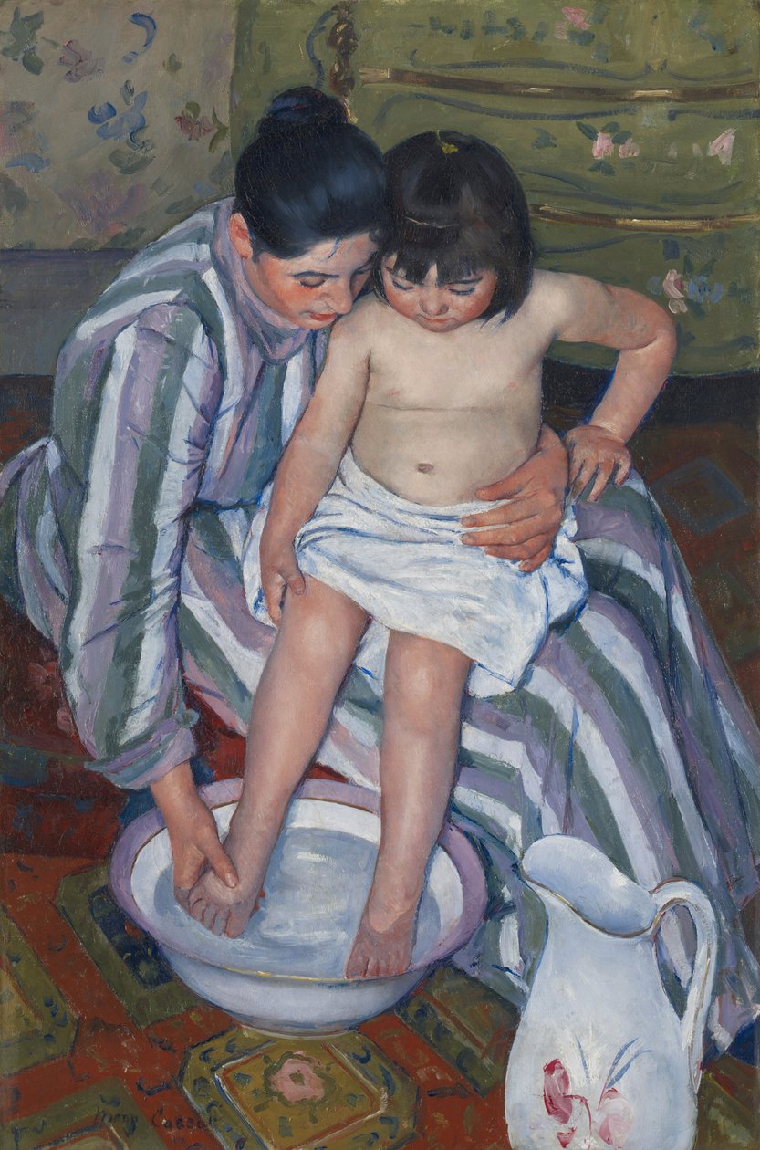 A gyermekfürdő alkotó: Mary Stevenson Cassatt
