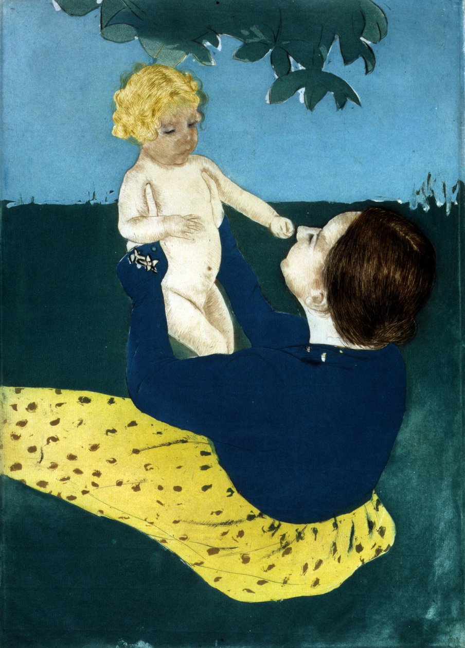 A vadgesztenyefa alatt 1898 Mary Cassatt alkotó: Mary Stevenson Cassatt