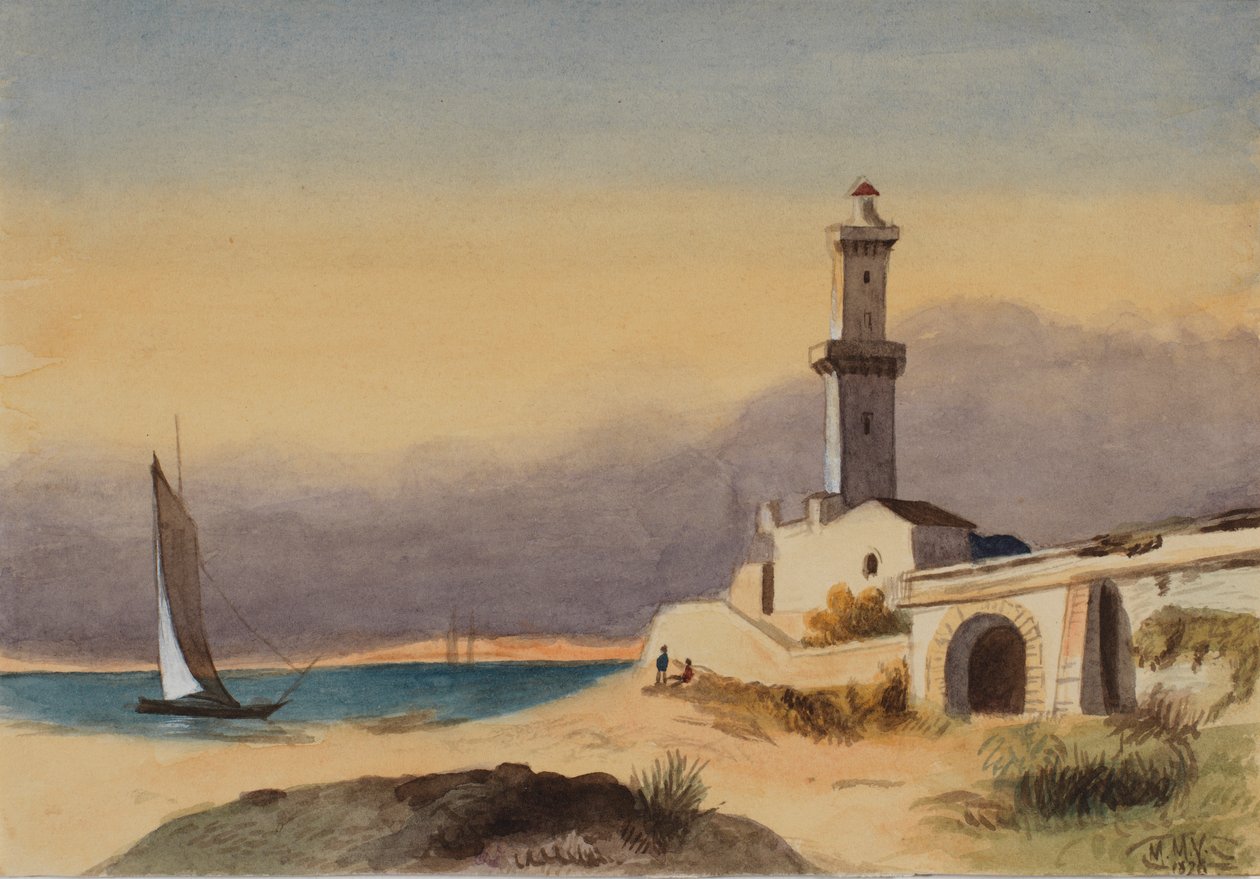 Cím nélkül (Tájkép) alkotó: Mary Vaux Walcott