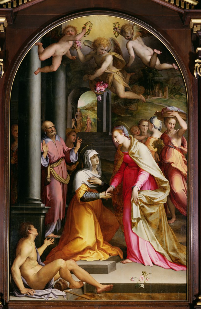 A látogatás, 1560 alkotó: Maso da San Friano
