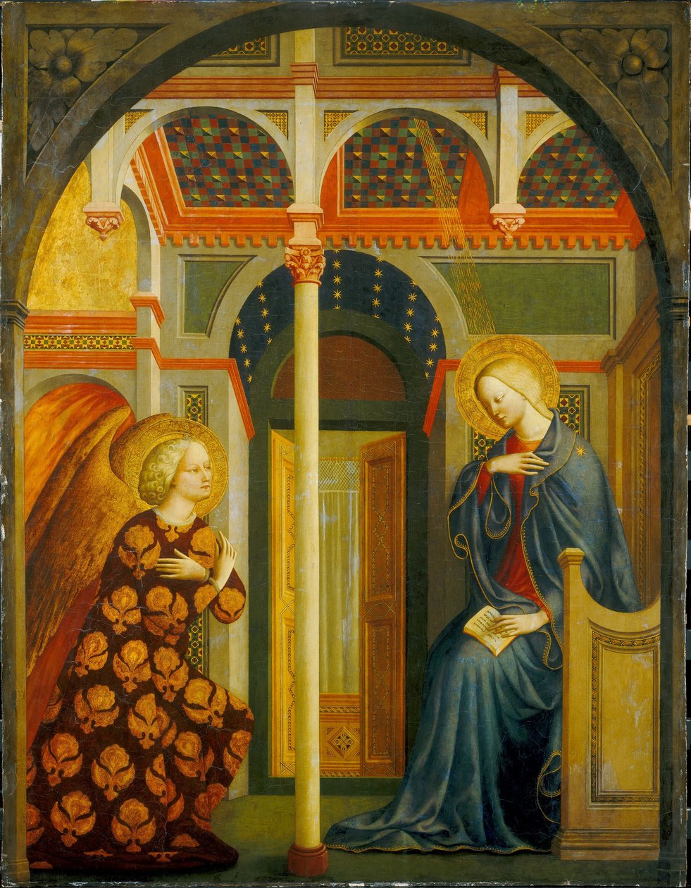Az Angyali üdvözlet alkotó: Masolino da Panicale