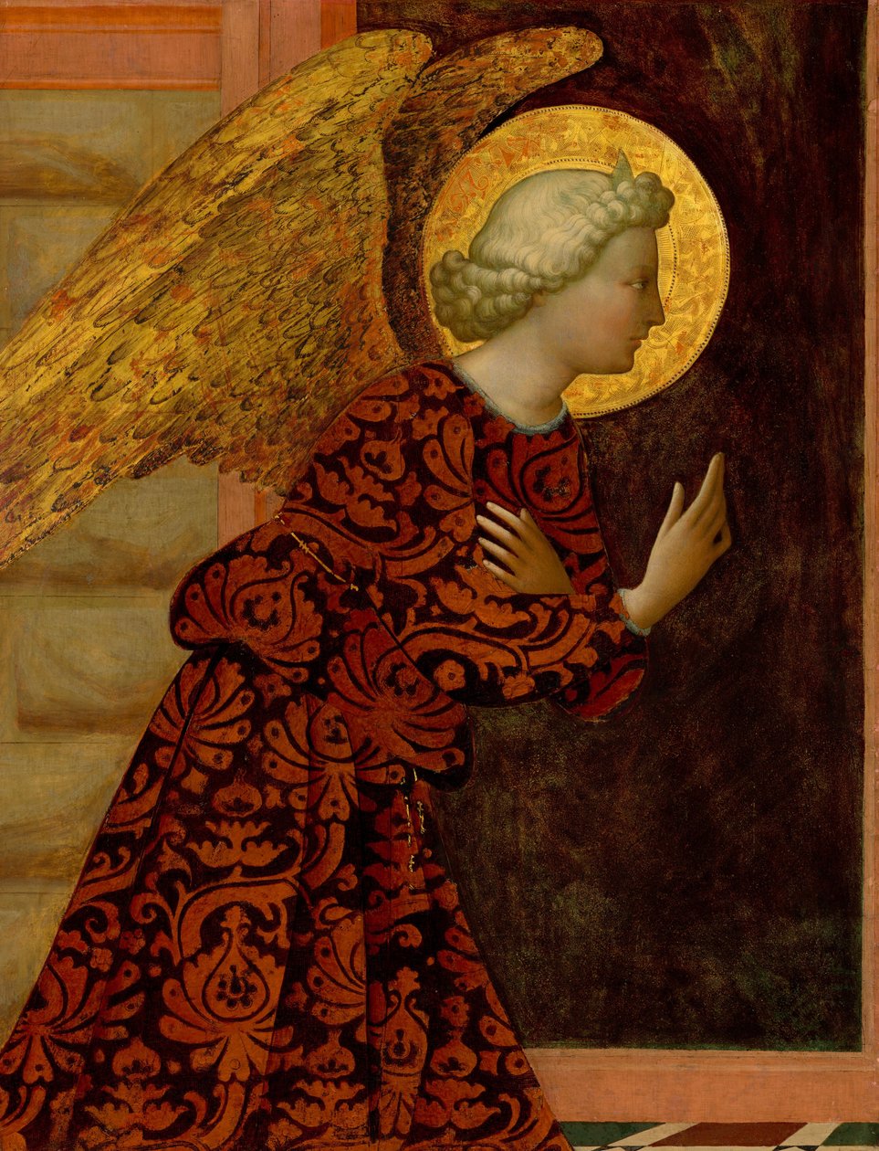 Gábriel arkangyal, c. 1430. alkotó: Masolino da Panicale