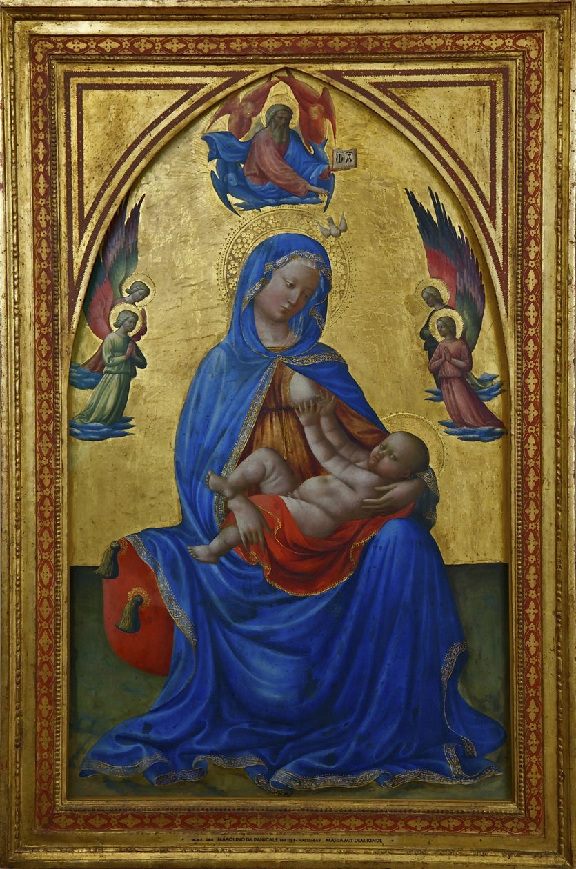 Szűz és gyermek, 1435 körül alkotó: Tommaso Masolino da Panicale