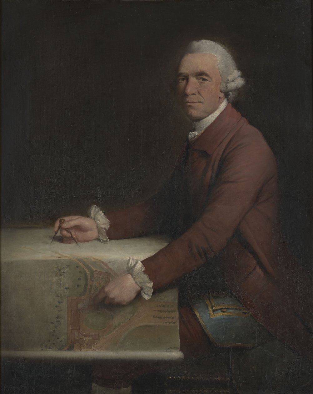 Kenton Couse brit építész portréja (1721-1790) alkotó: Mason Chamberlin