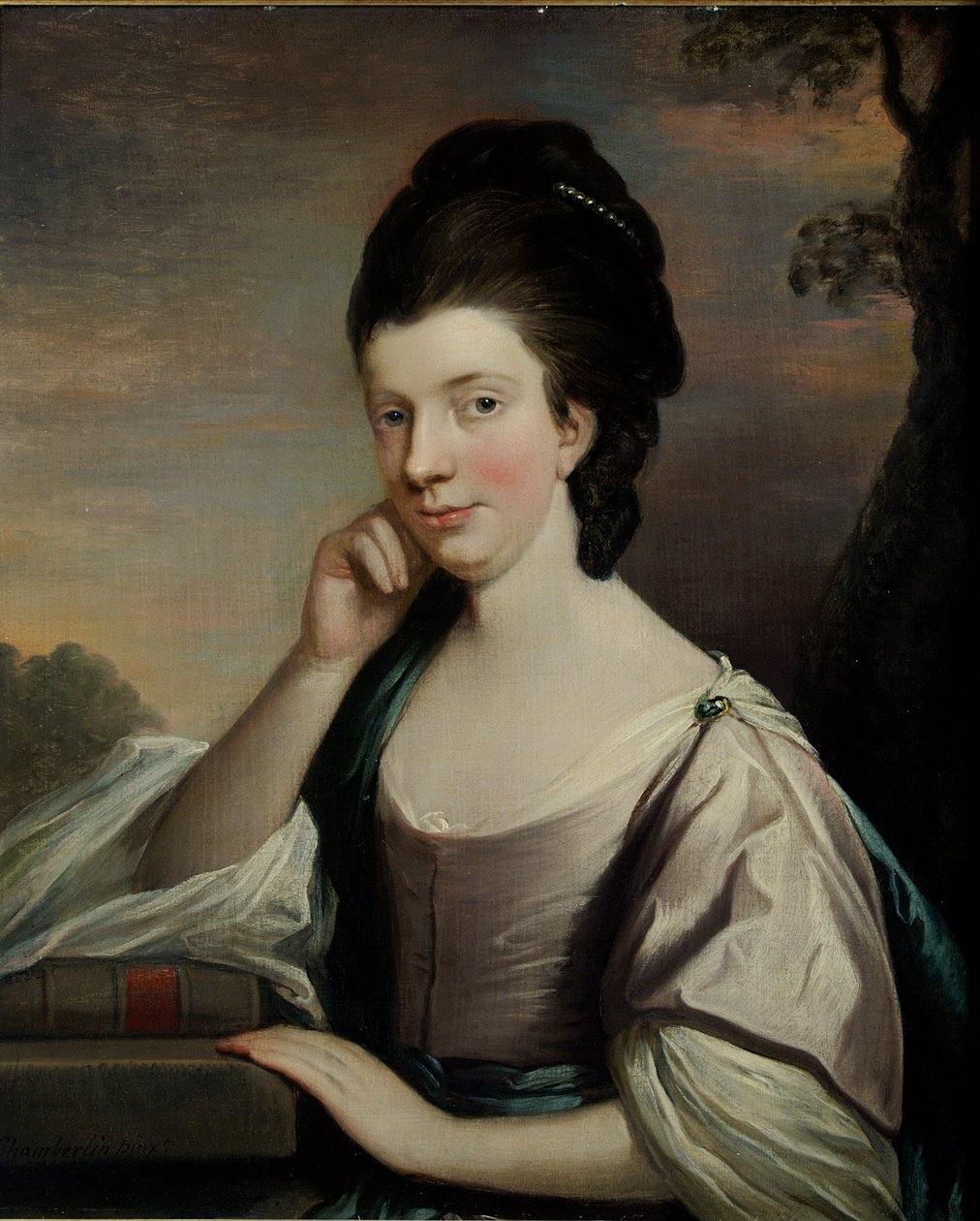 Egy hölgy portréja, Elizabeth Hartley asszony (1751-1824) alkotó: Mason Chamberlain