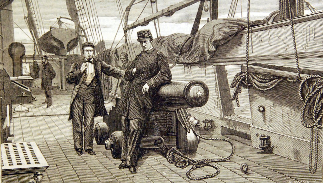 Semmes kapitány titkára.  Mr. Bullock, kapitány alkotó: Mason Jackson