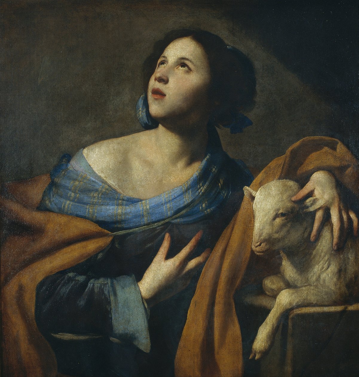 Szent Ágnes alkotó: Massimo Stanzione