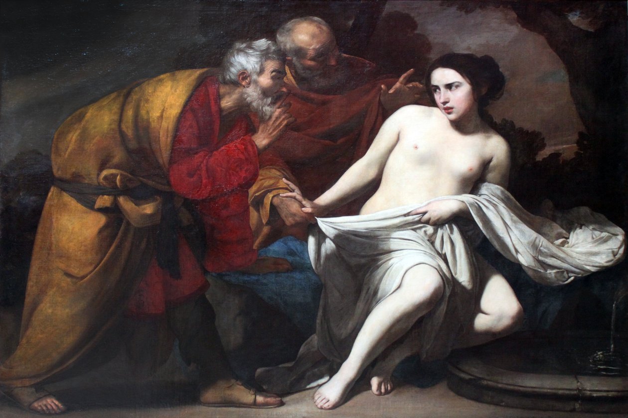 Susanna és a vének alkotó: Massimo Stanzione