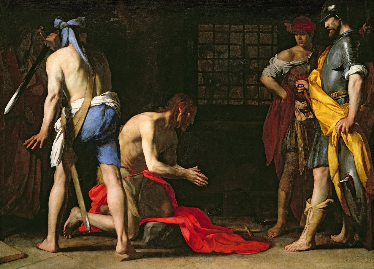 Keresztelő János lefejezése, 1634 alkotó: Massimo Stanzione