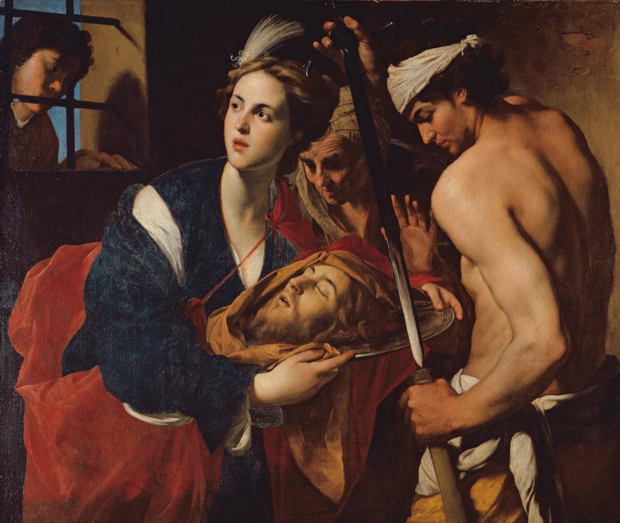 Salome with the Head of John the Baptist (oil on canvas) alkotó: Massimo Stanzioni