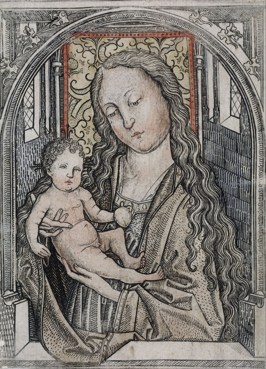 Madonna és gyermeke alkotó: Master E.S.