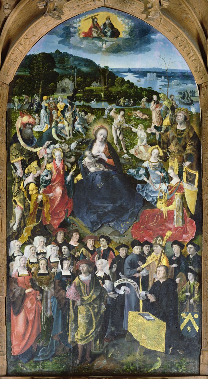 Pre Ministrant Pasture Salutaire (Meadow Ministering Saving Sustenance) 1519 alkotó: Master of Amiens
