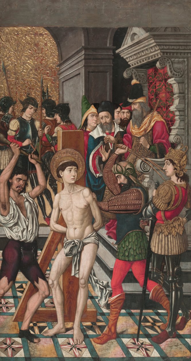 Saint Vincent lobogása alkotó: Master of Castelsardo