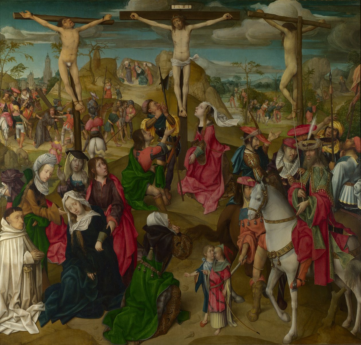 Jelenetek Krisztus szenvedéséből, 1510 (olaj, tölgy) alkotó: Master of Delft
