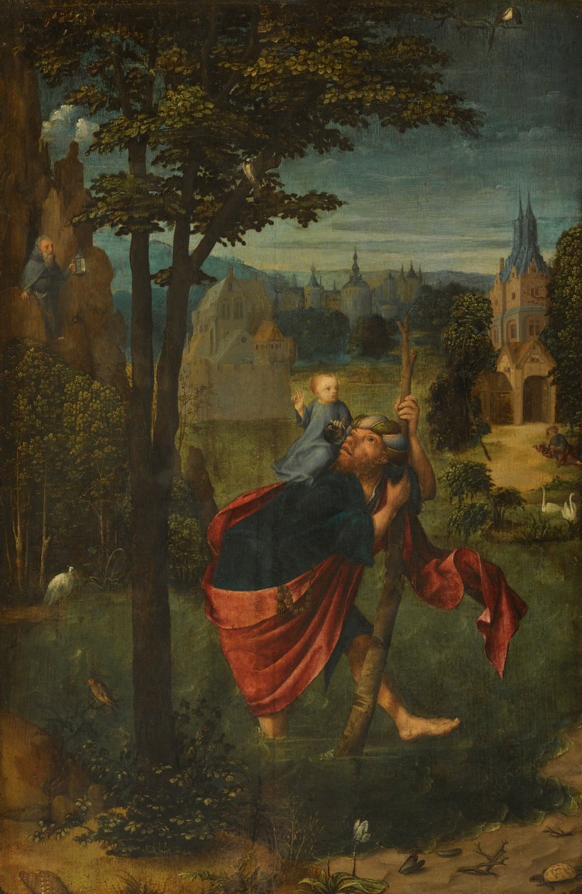 Szent Kristóf alkotó: Master of Frankfurt