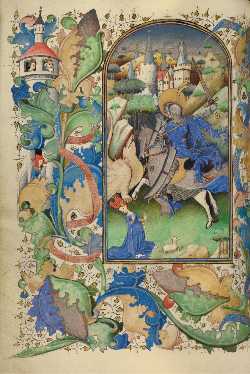 Szent György és a sárkány alkotó: Master of Guillebert de Mets