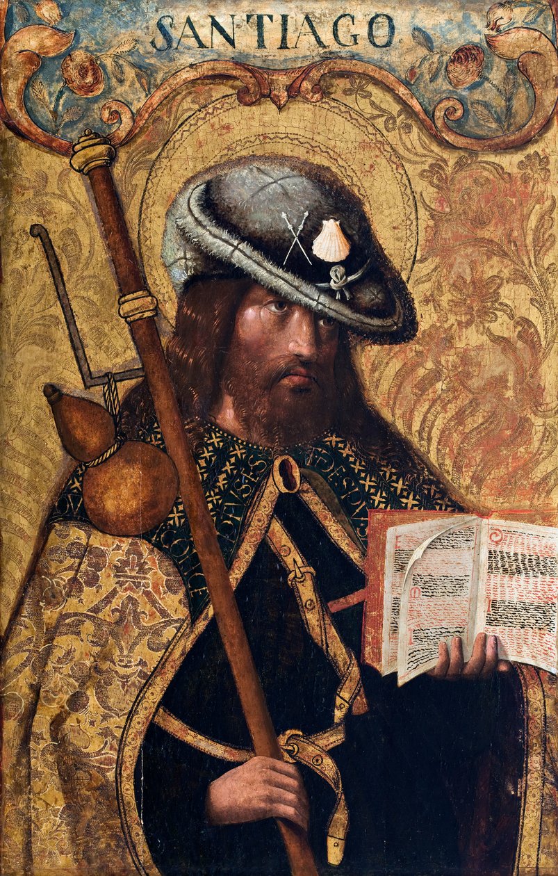 St. James Major (tempera tölgyfa panelen) alkotó: Master of Mambrillas