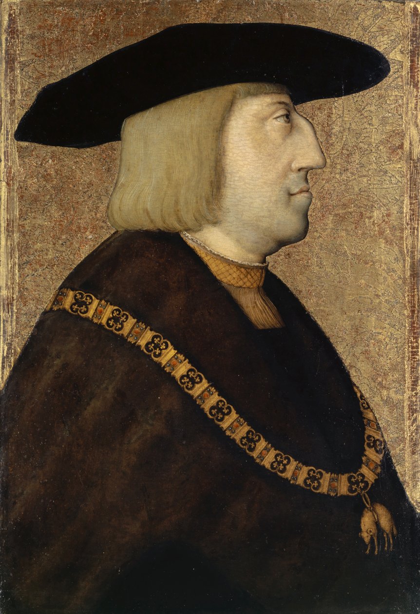 Maximilian császár portréja alkotó: Master of Messkirch