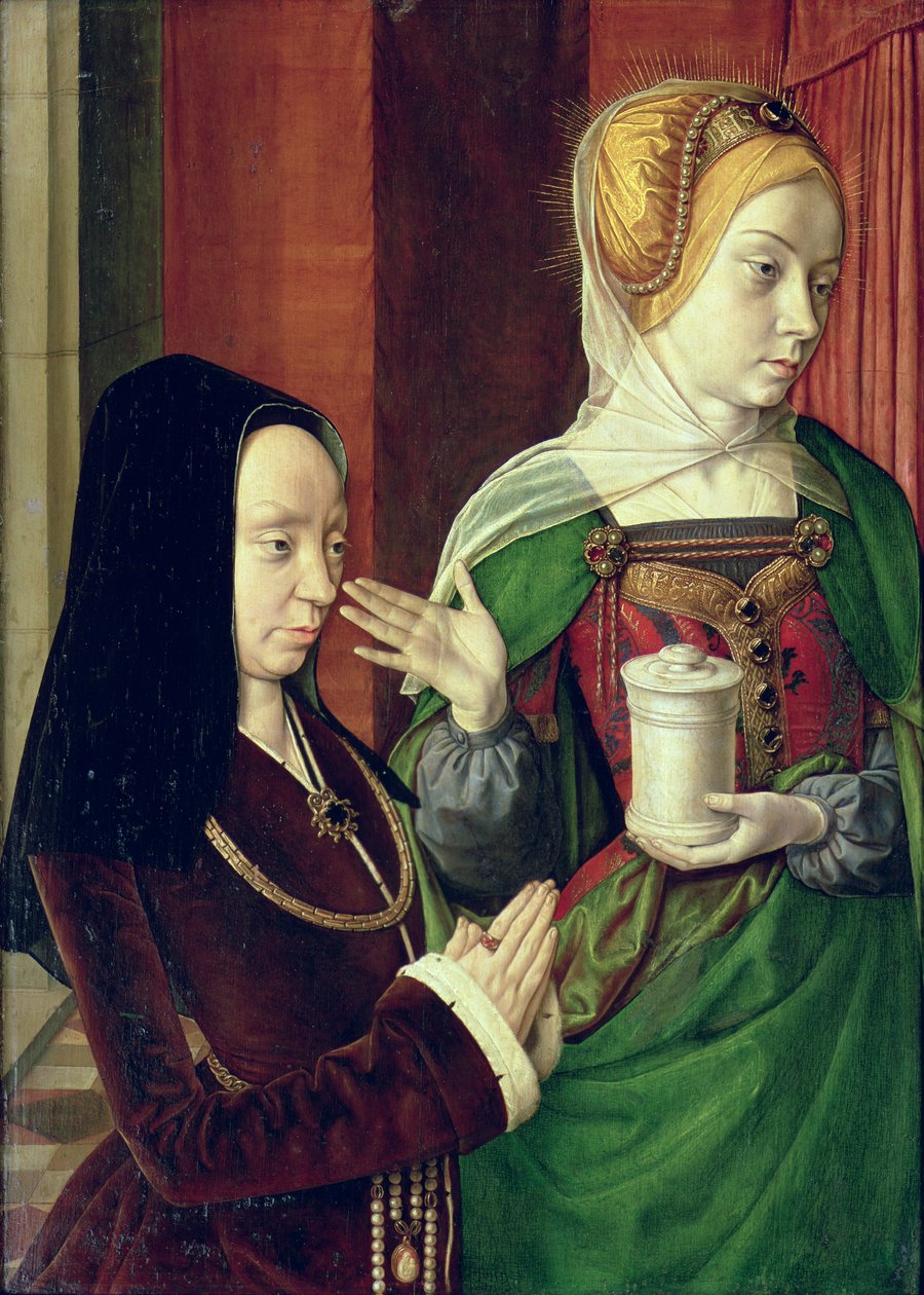 Bourgogne-i Madeleine Szent Mária Magdolna bemutatja alkotó: Master of Moulins