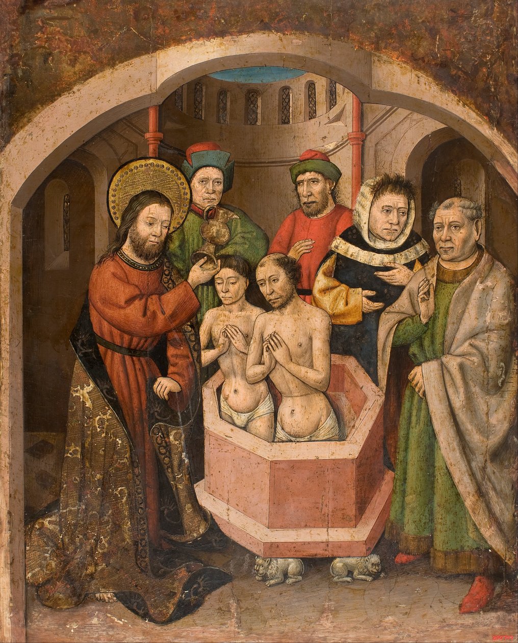 Szent Bertalan keresztelő alkotó: Master of Saint Bartholomew
