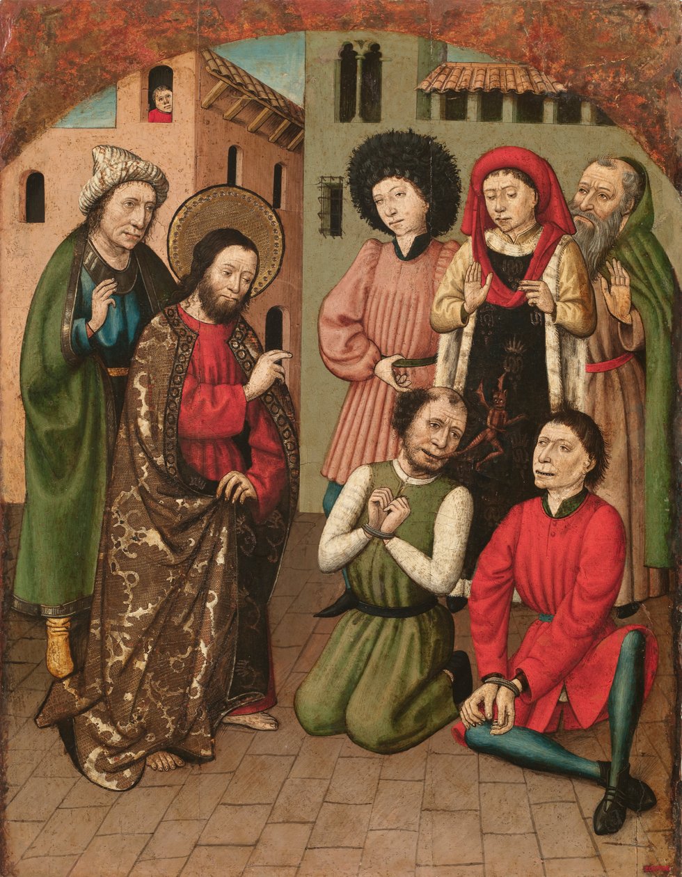 Szent Bertalan ördögűzése alkotó: Master of Saint Bartholomew