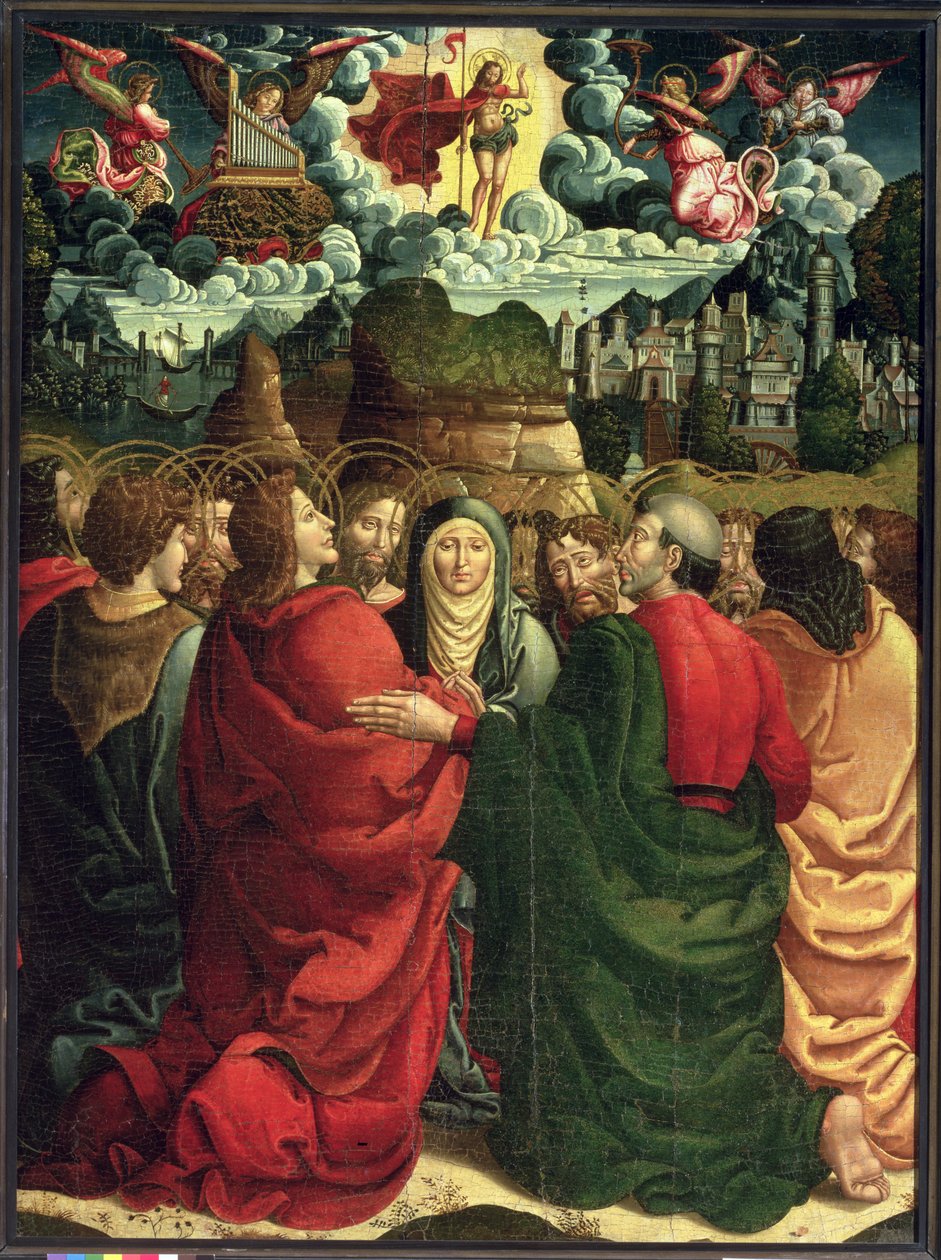 A felemelkedés (tempera a panelen) alkotó: Master of Sigena