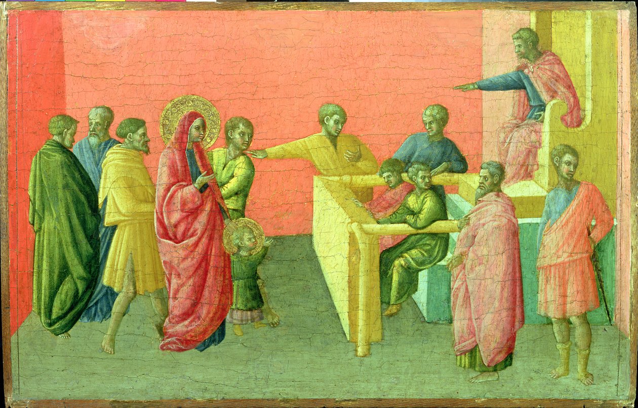 A kereszténység felvállalásával vádolt szentek, 1400-50 (tempera és aranylevél a táblán) alkotó: Master of St. Julitta and St. Quiricus Master of St. Julitta and St. Quiricus