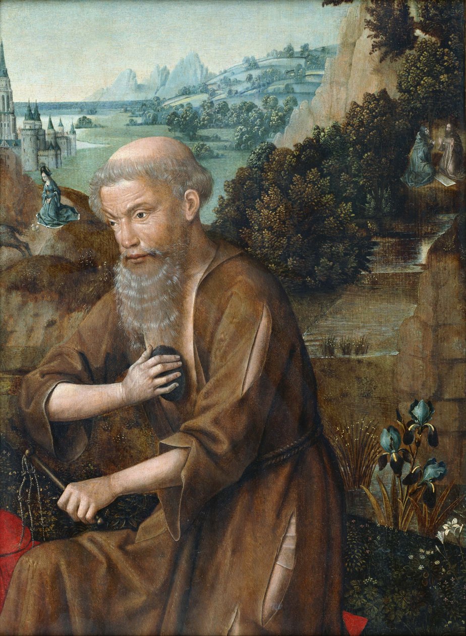 Szent Jeromos alkotó: Master of The Legend of St. Lucy