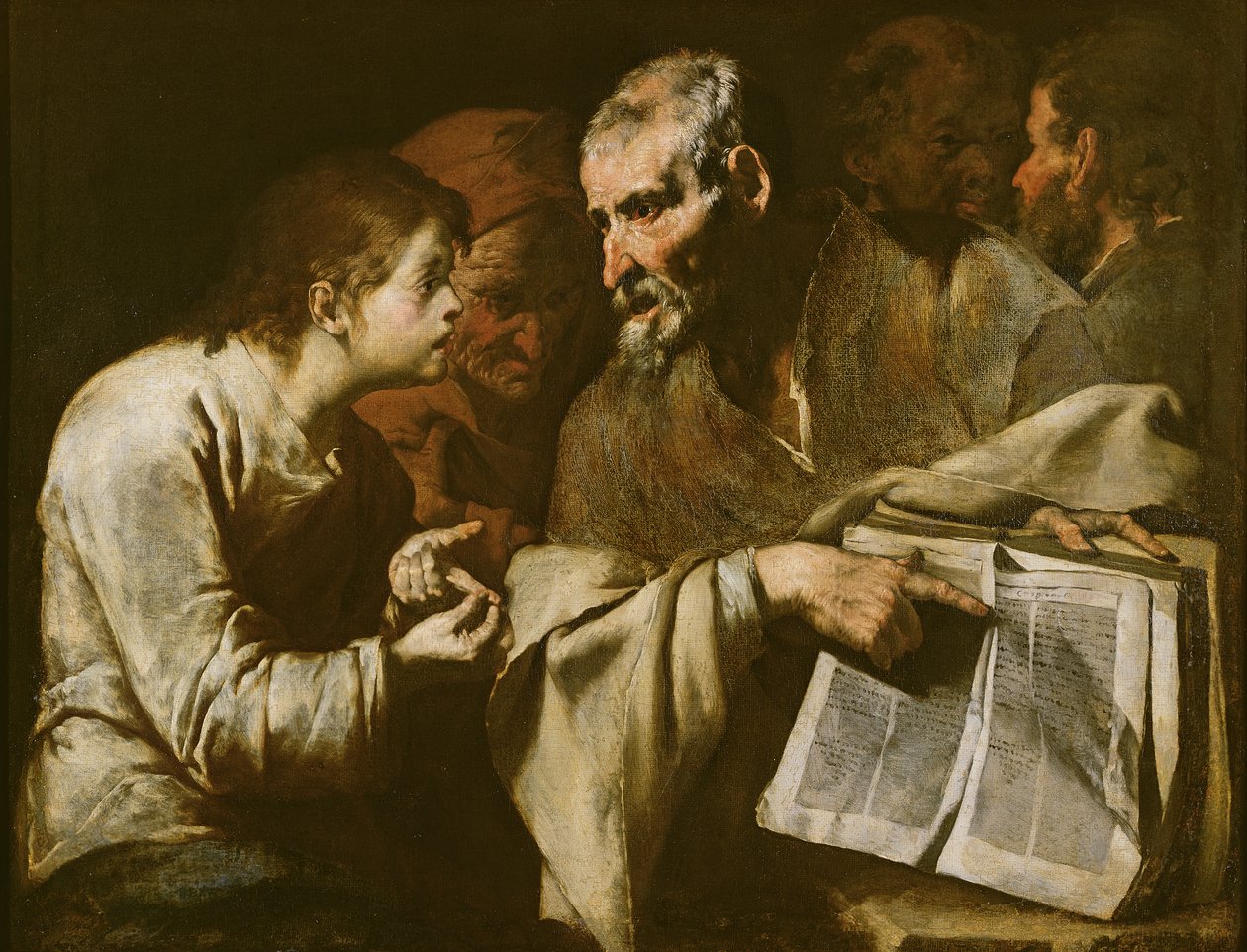 Krisztus vitatkozik az orvosokkal alkotó: Master of the Annunciation to the Shepherds