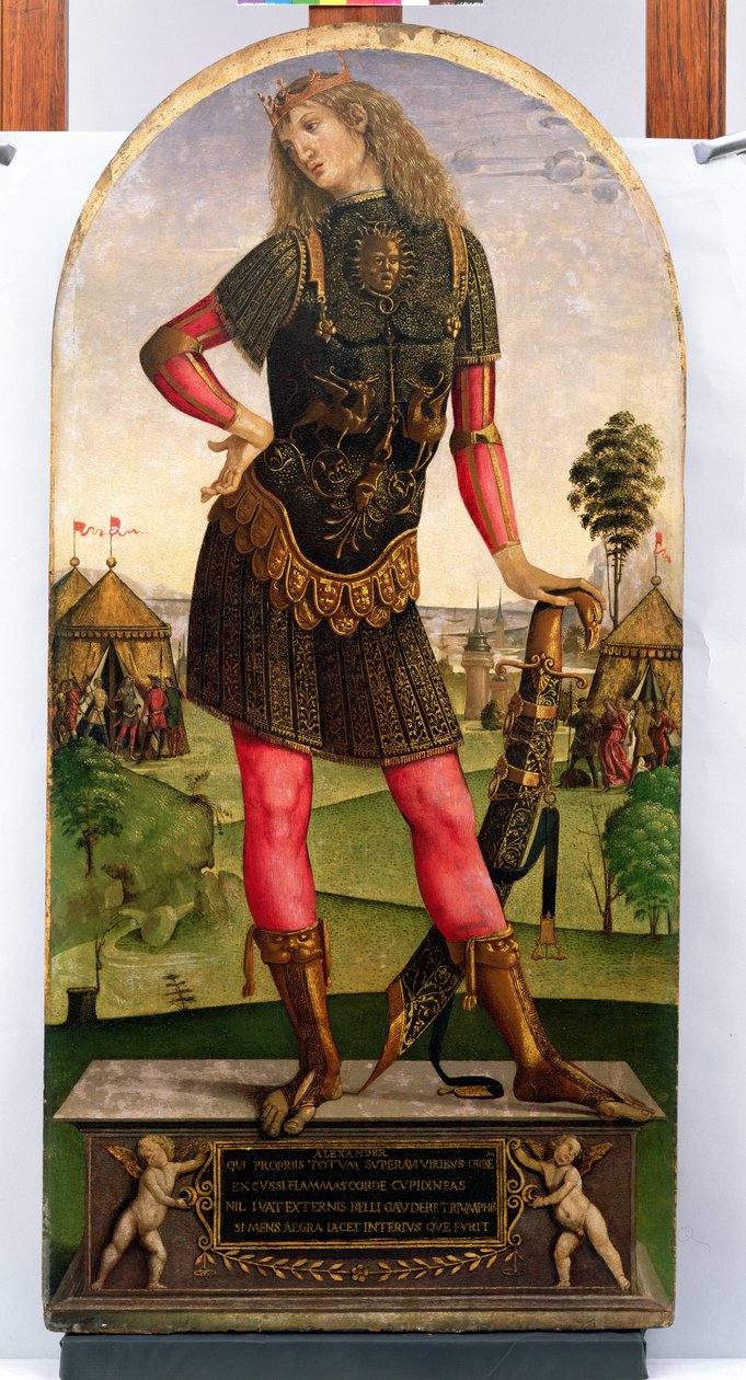 Nagy Sándor (Kr. e. 356-323) (tempera a panelen) alkotó: Master of Griselda