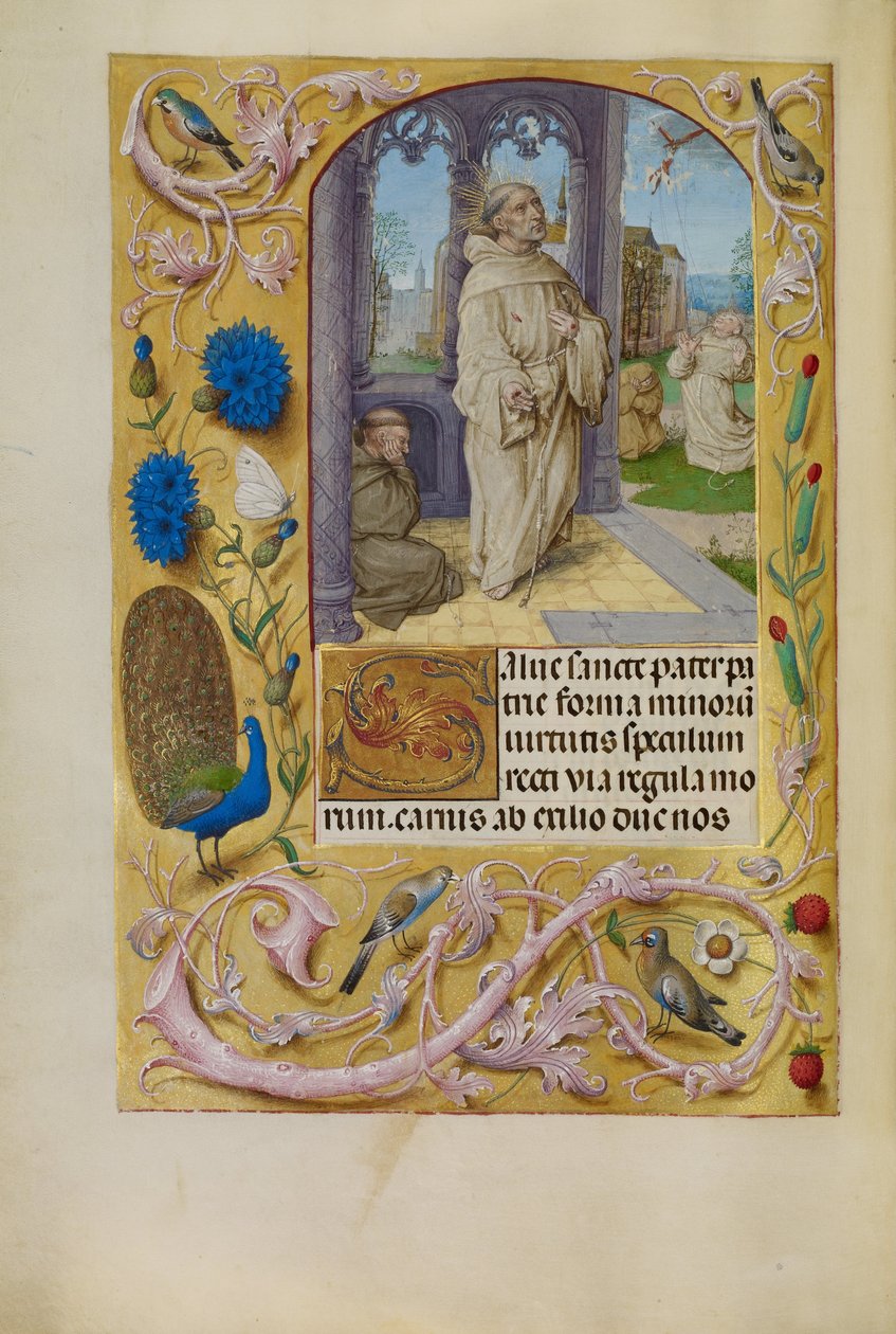 Szent Ferenc megbélyegzése alkotó: Master of the Lübeck Bible